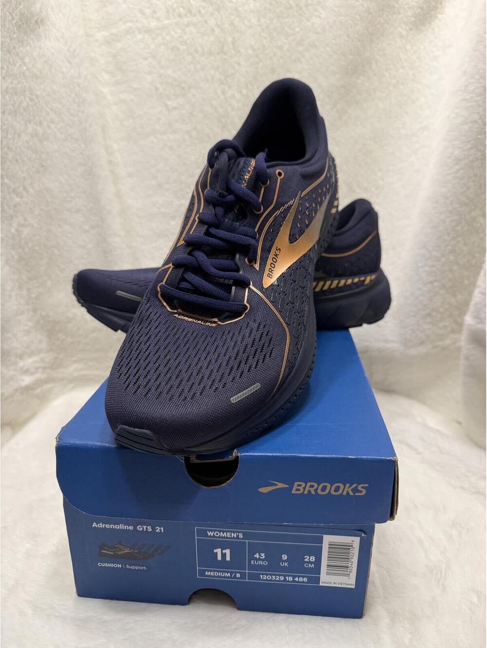 NEW BROOKS ADRENALINE GTS 21 RUNNING SNEAKERS WOMEN'S SIZE 11 - MEN'S SIZE 9.5